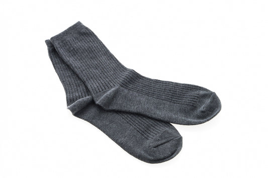 a pair of diabetic socks at Amity Hosiery