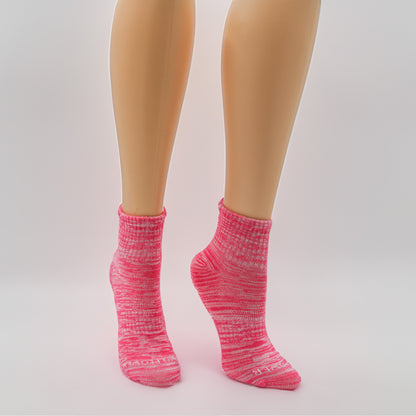 3-Pack Ladies Lightweight Fashion Quarter Socks