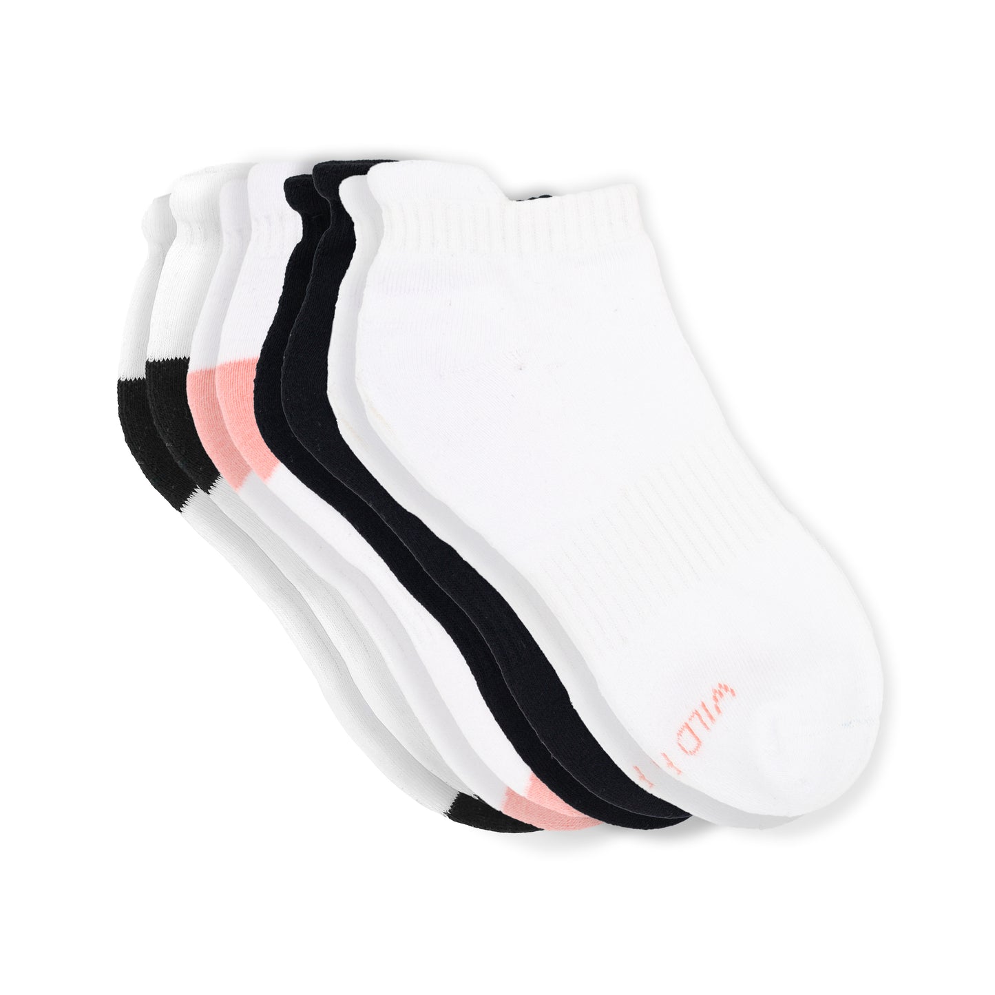 2-Pack Ladies Medium Weight Arch Support High Back Socks