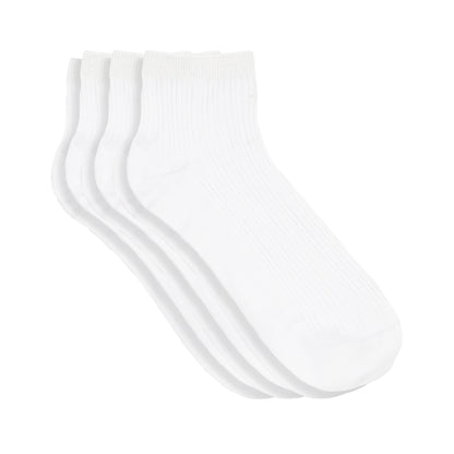 3-Pack Ladies Ribbed Low Cut Socks