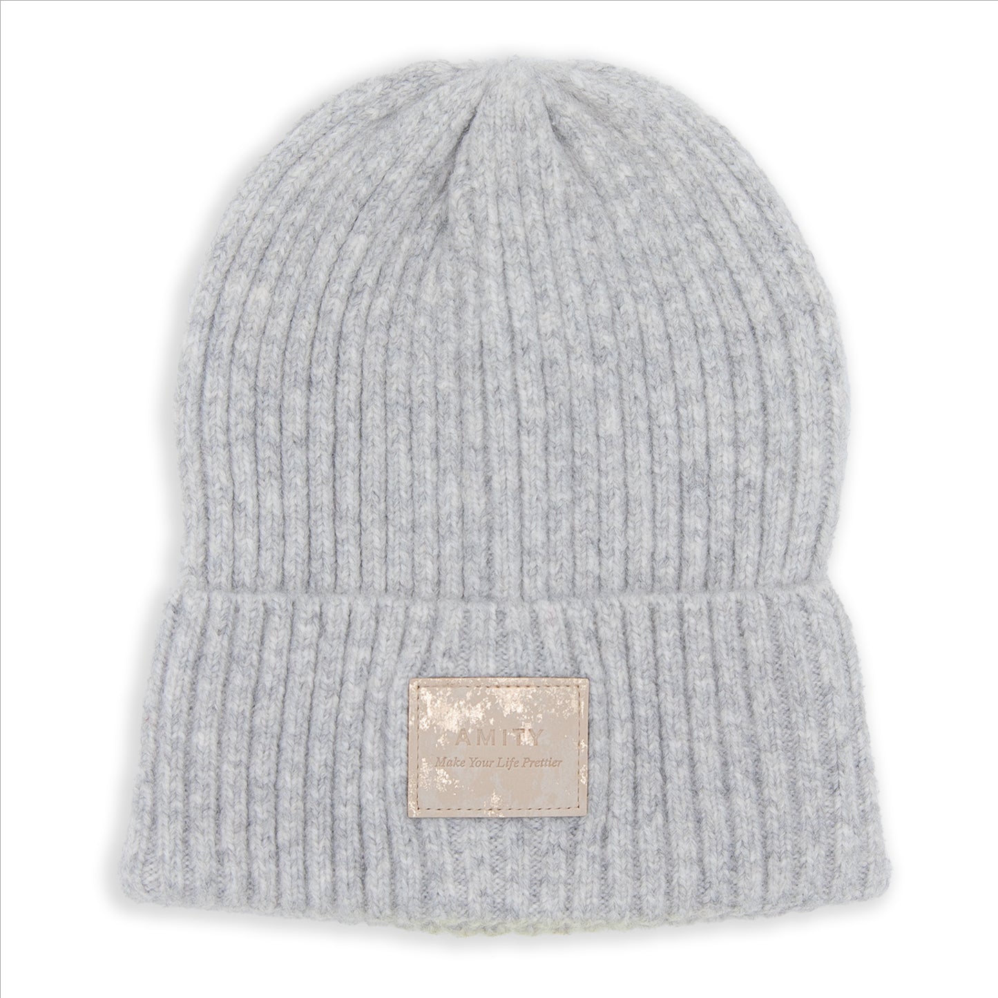 Ladies Soft Winter Hat with Rubber Patch