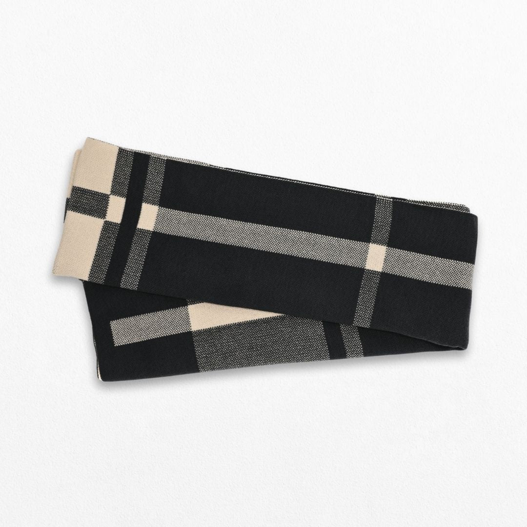 Men’s Plaid Striped Winter Scarf