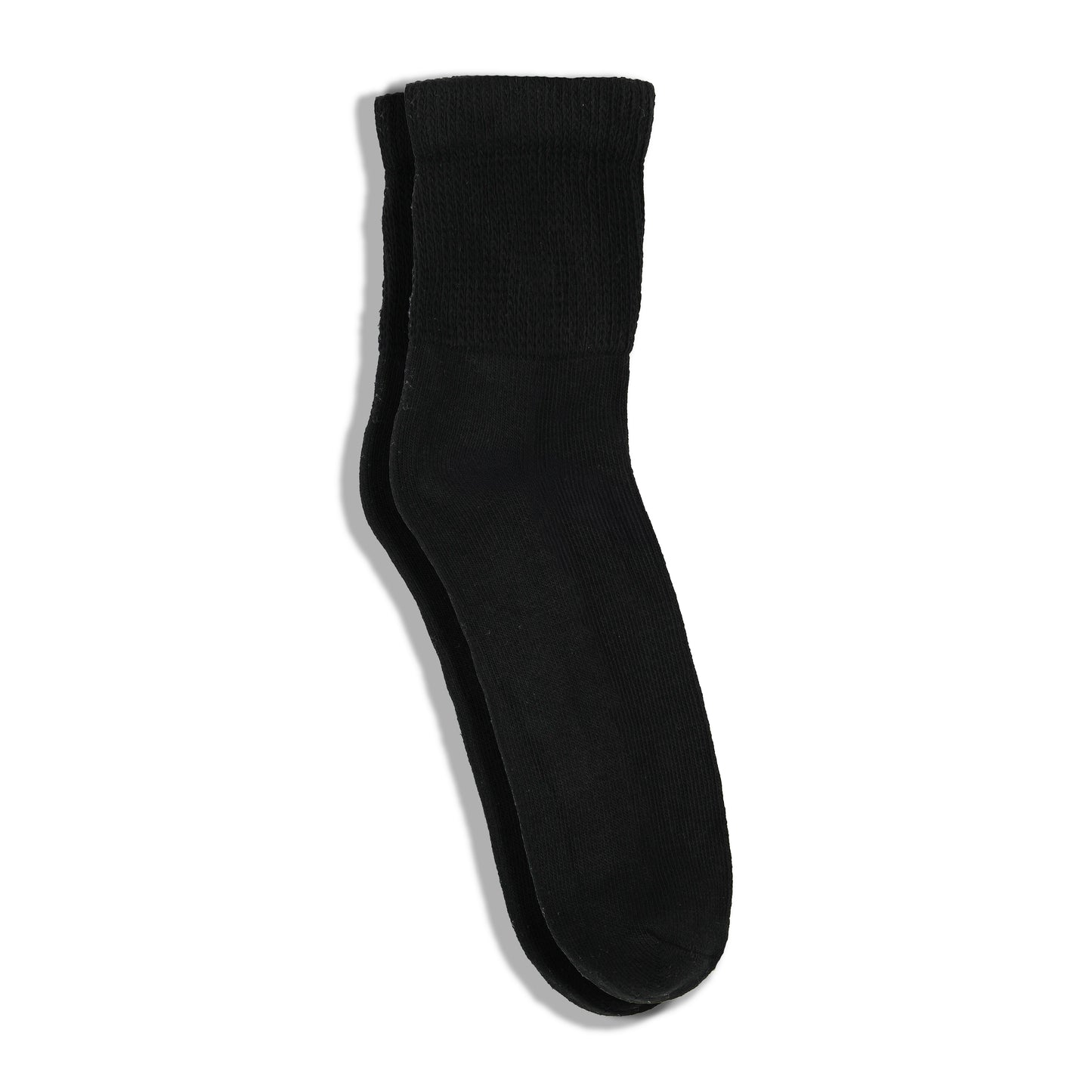 3-Pack Men's Cool Max Non-Binding Quarter Socks