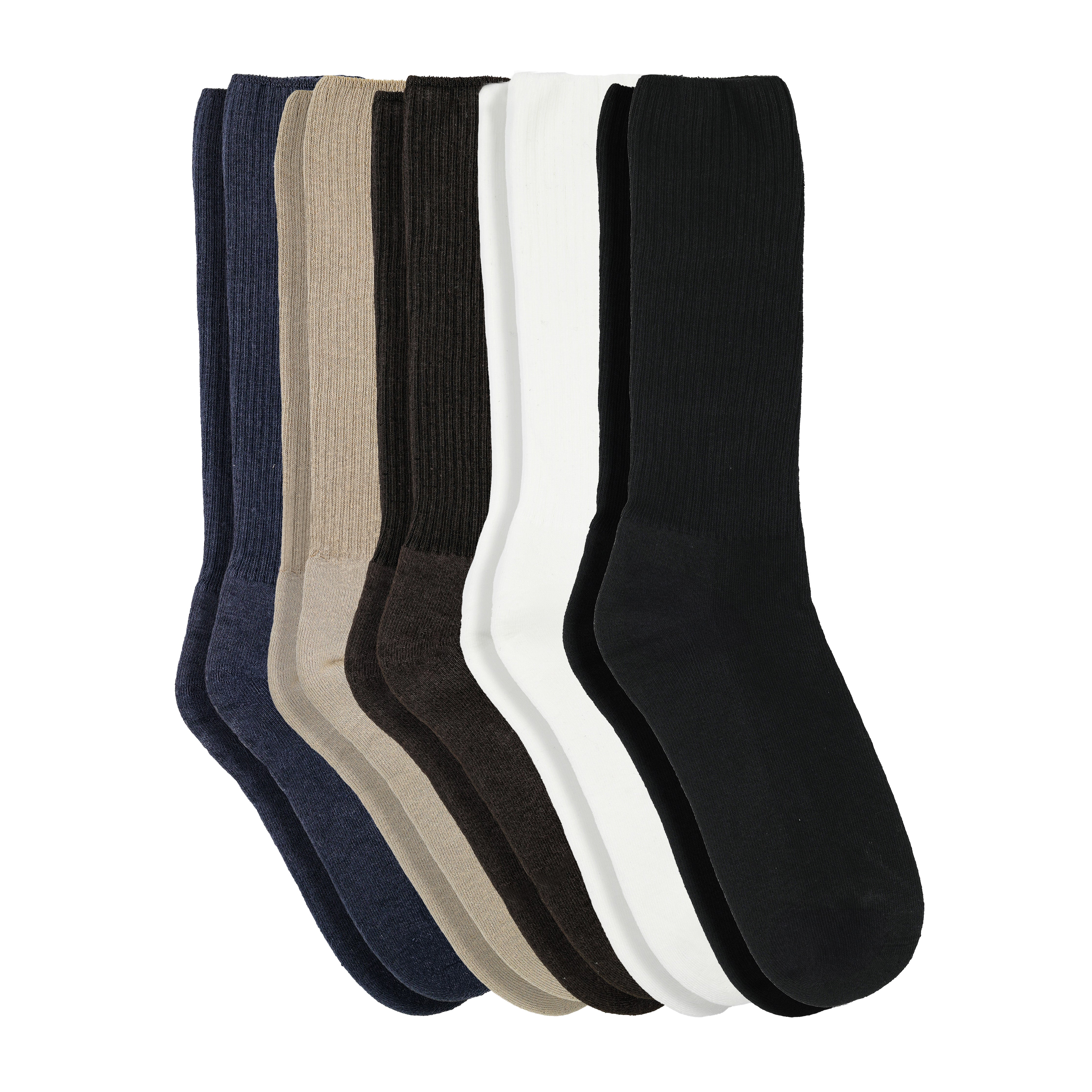 3-Pack Men's Extra Wide Diabetic Crew Socks – Amity