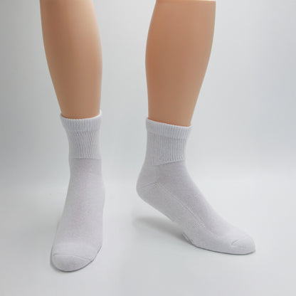 3-Pack Men's Diabetic Quarter Socks