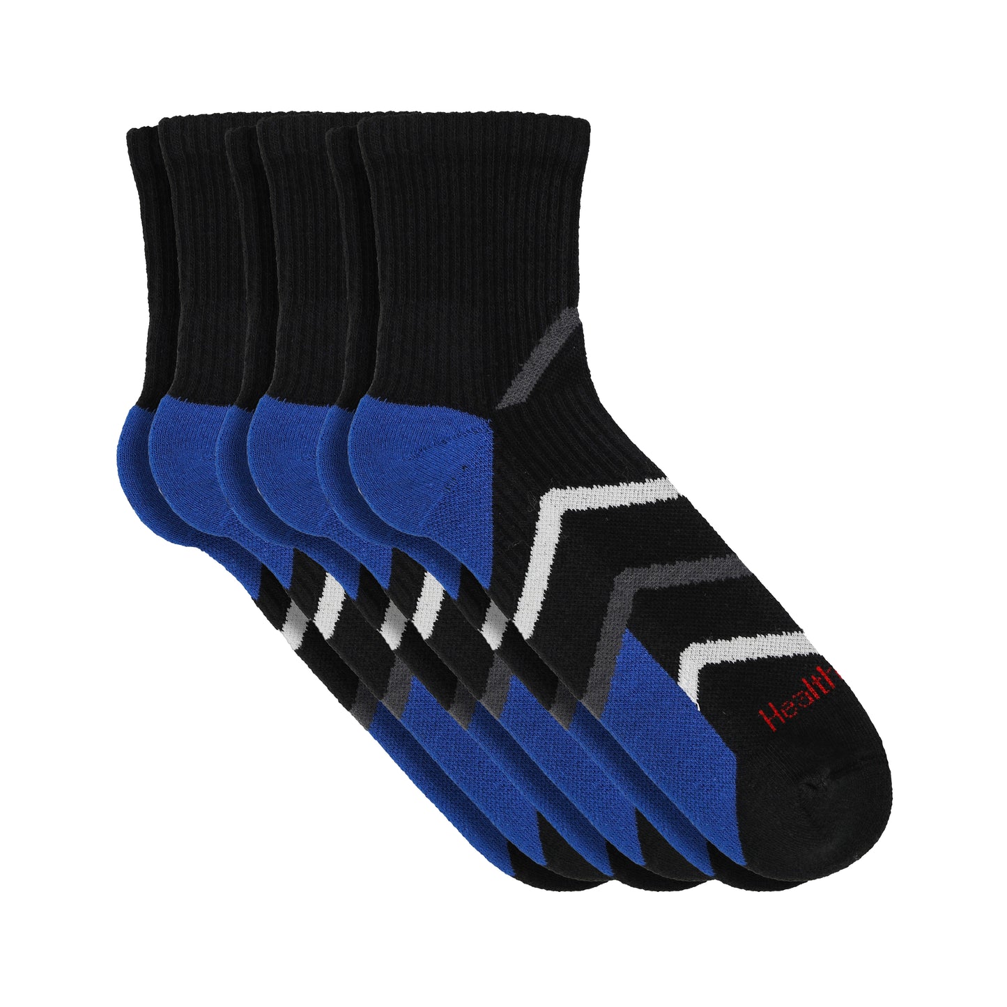 3-Pack Men's Compression Quarter Socks