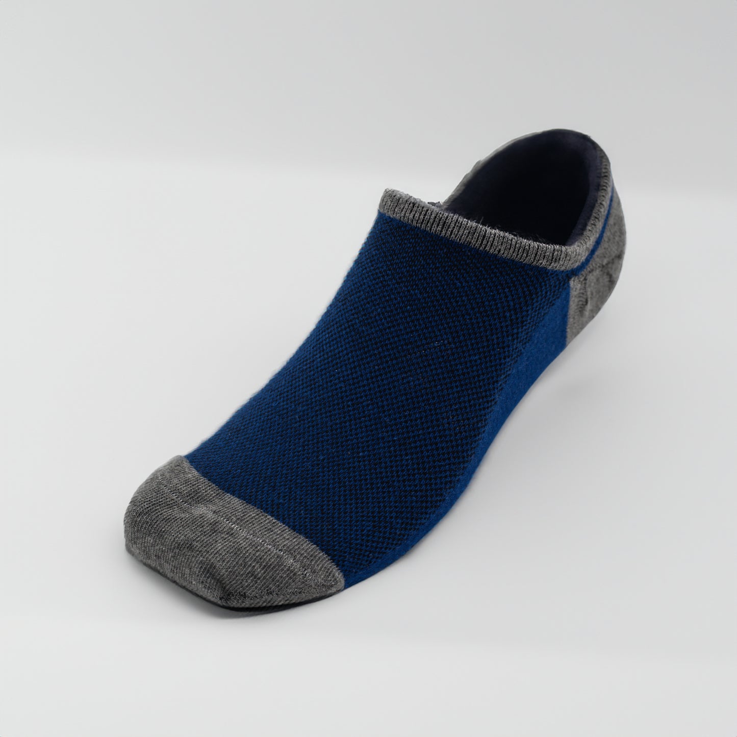 3-Pack Men's Colored Heel & Toe Cotton No Show Socks