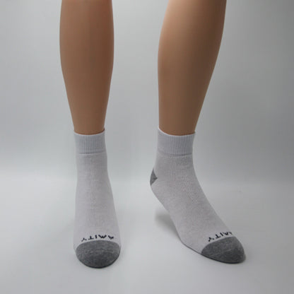 3-Pack Men's Quarter Socks with Spandex