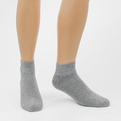 3-Pack Men's King Size Quarter Socks with Spandex