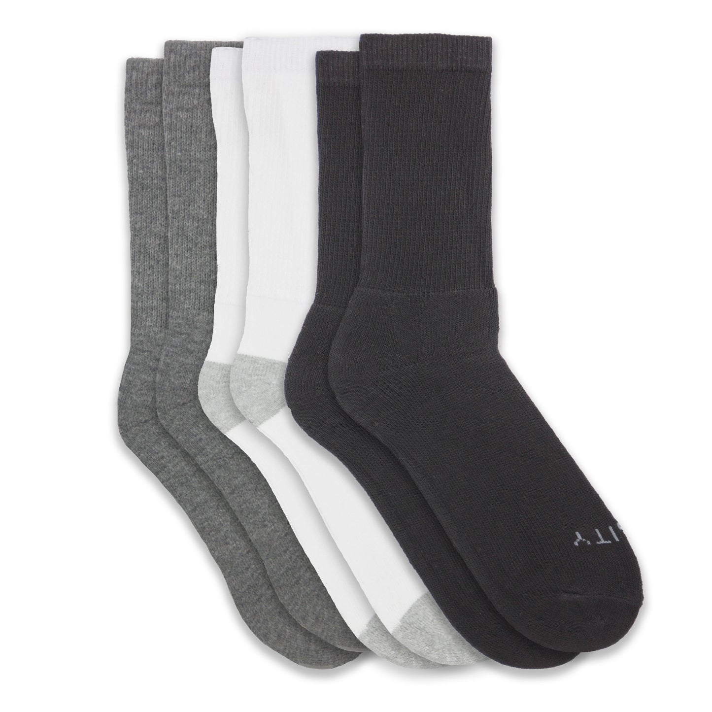 3-Pack Men's Basic Crew Socks