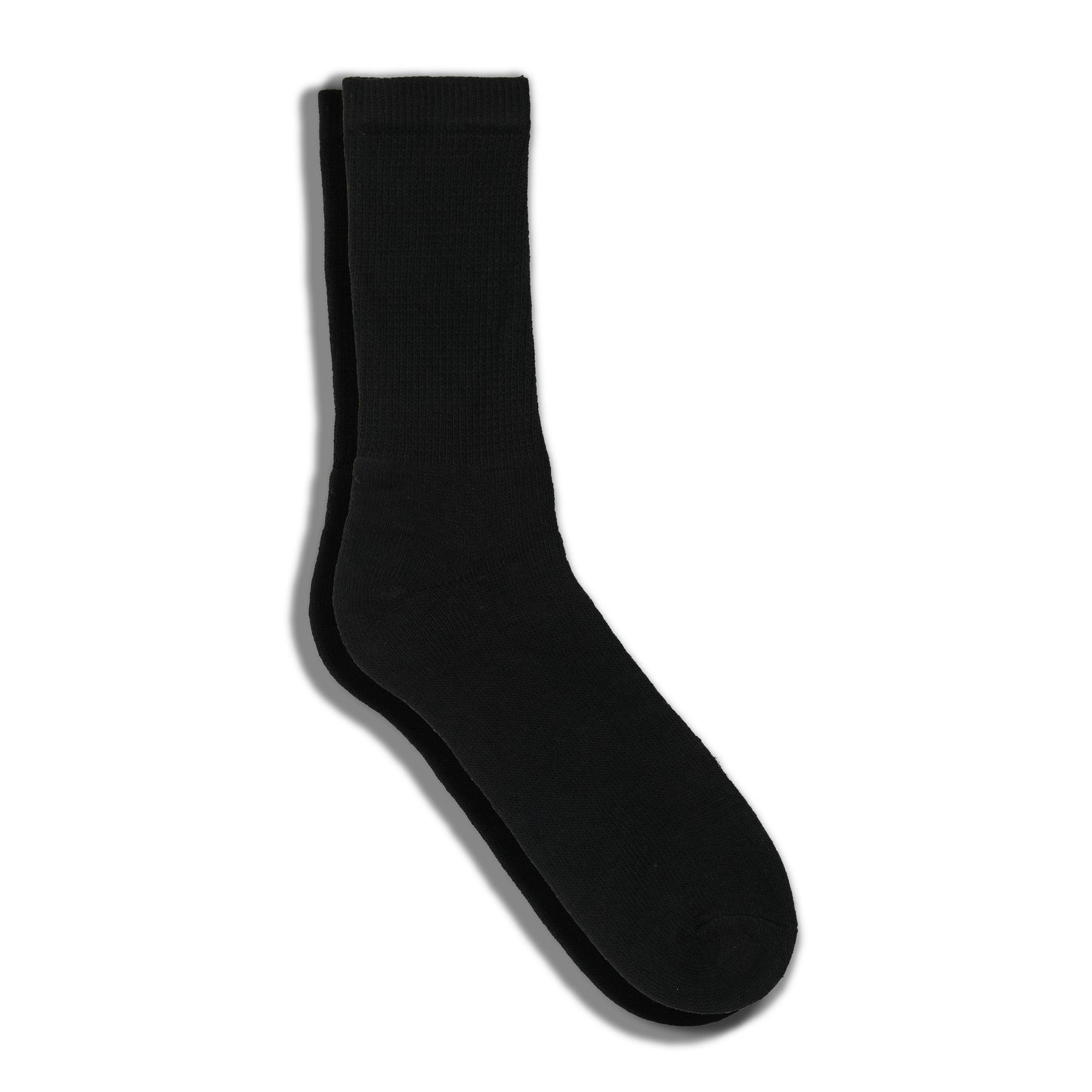 3-Pack Men's King Size Crew Socks with Spandex