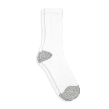 3-Pack Men's King Size Crew Socks with Spandex