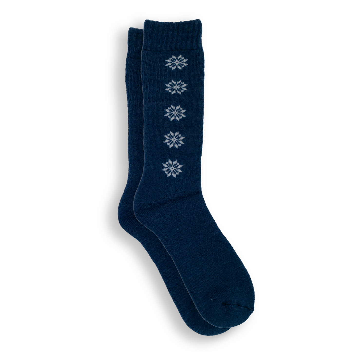 Ladies Snowflake Fancy Heat Crew Socks