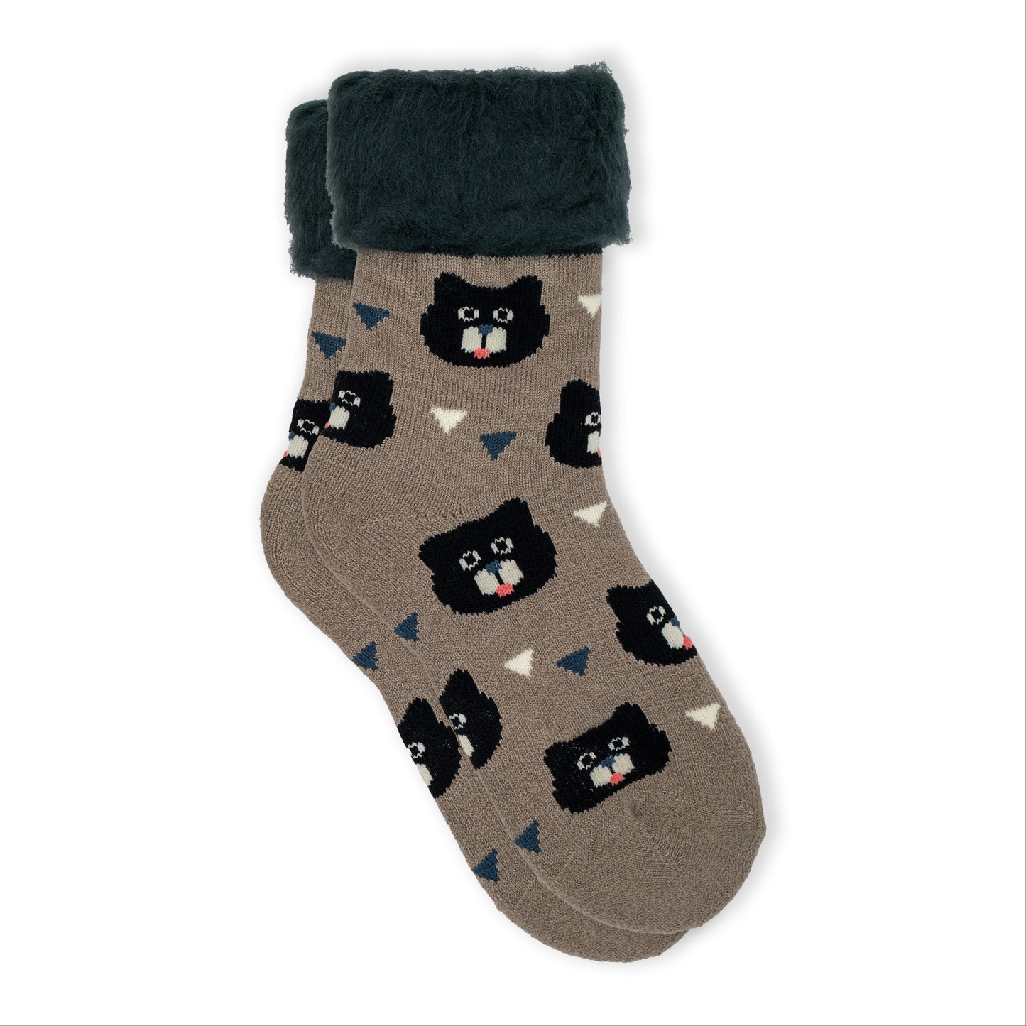 Ladies Animal Fancy Heat Crew Socks