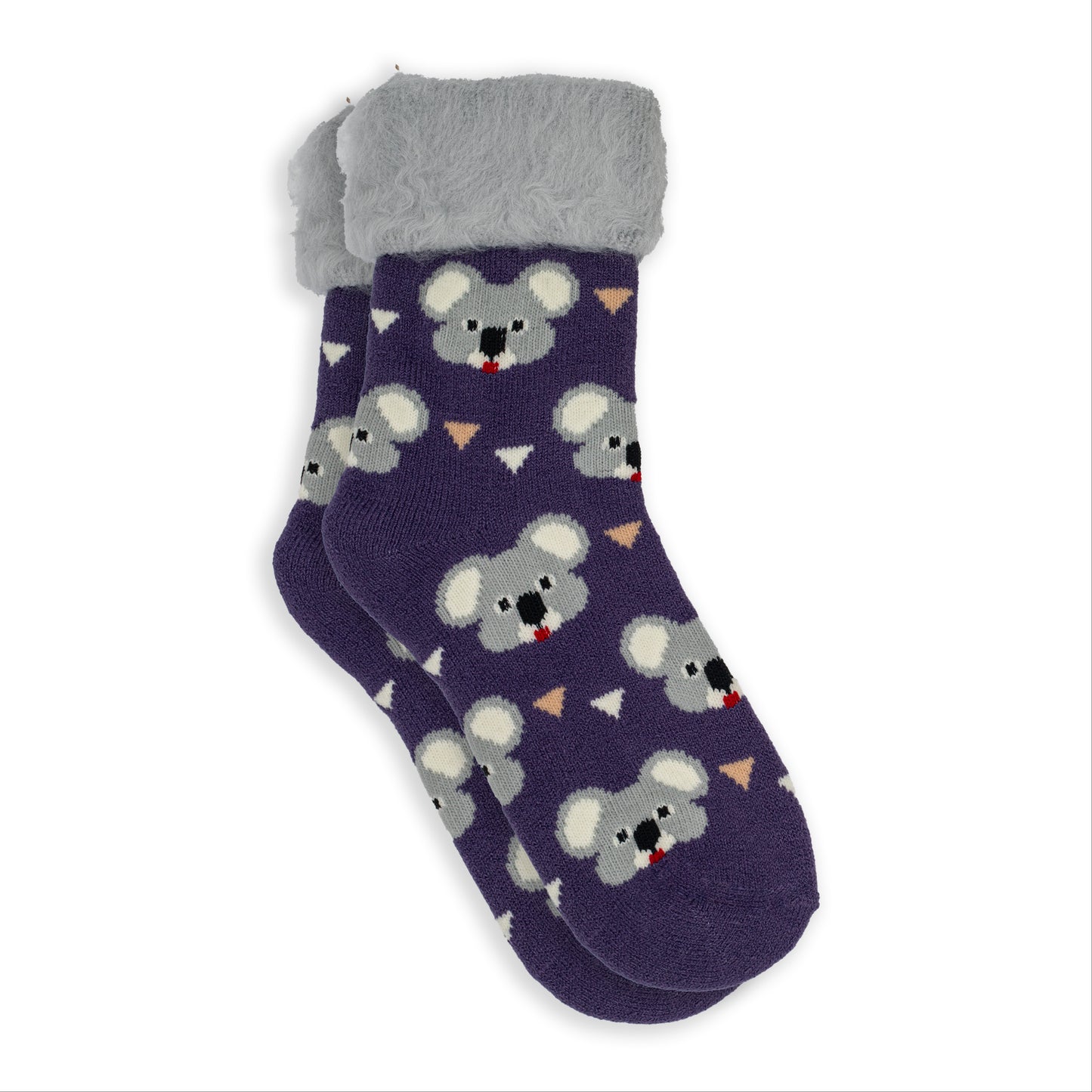 Ladies Animal Fancy Heat Crew Socks