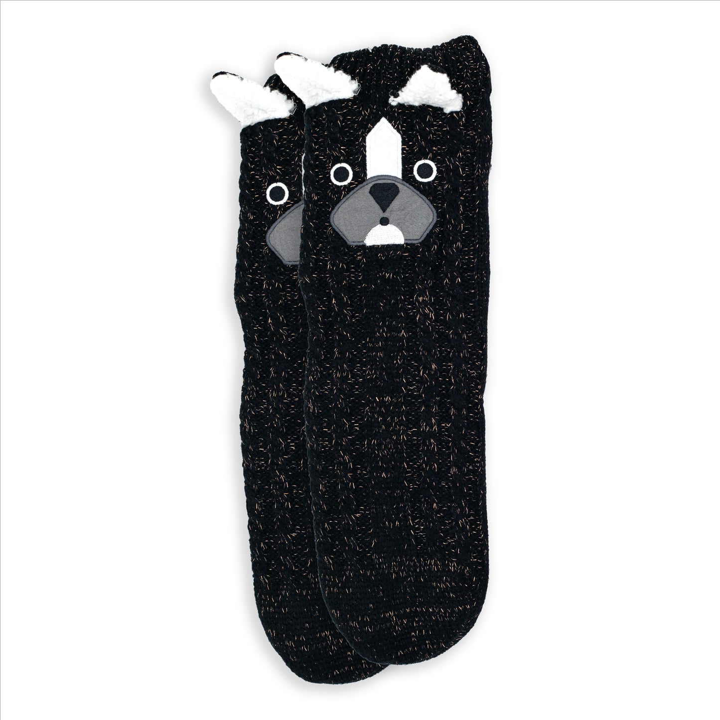 Ladies Knitted Novelty Non-Skid Socks